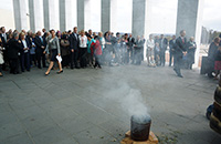 Thumbnail image: The Smoking Ceremony on the Great Verandah of Parliament House.